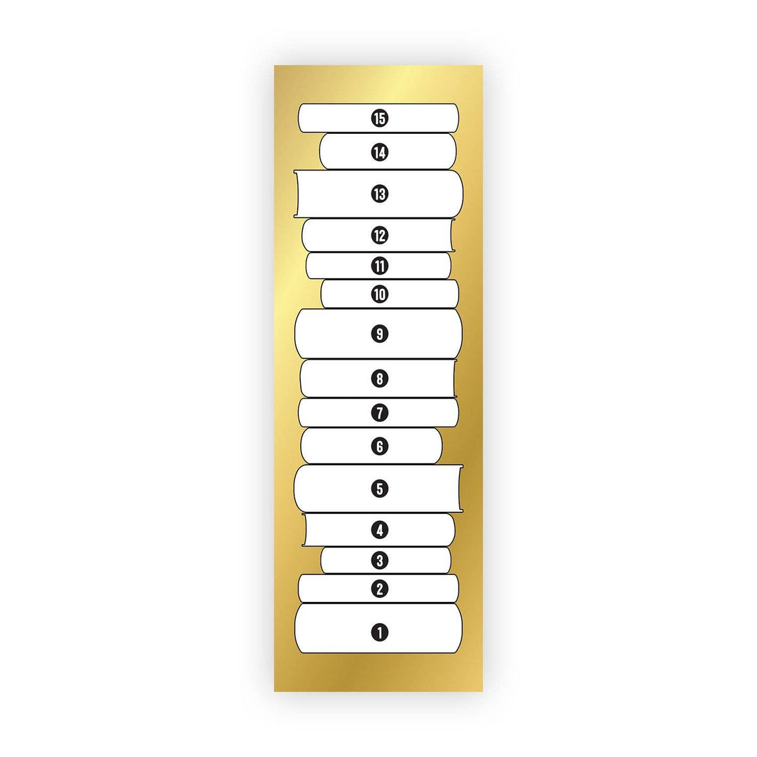 Pipsticks - Book Tower Reading Tracker Bookmark: 0001