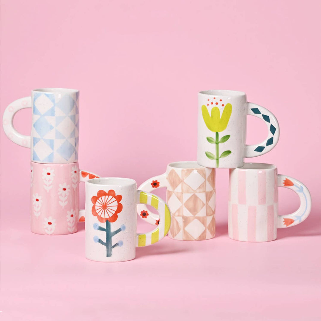 ChagoArt - Ceramic Coffee Mug-Handmade Coffee Cups-Tea Drinking Cups