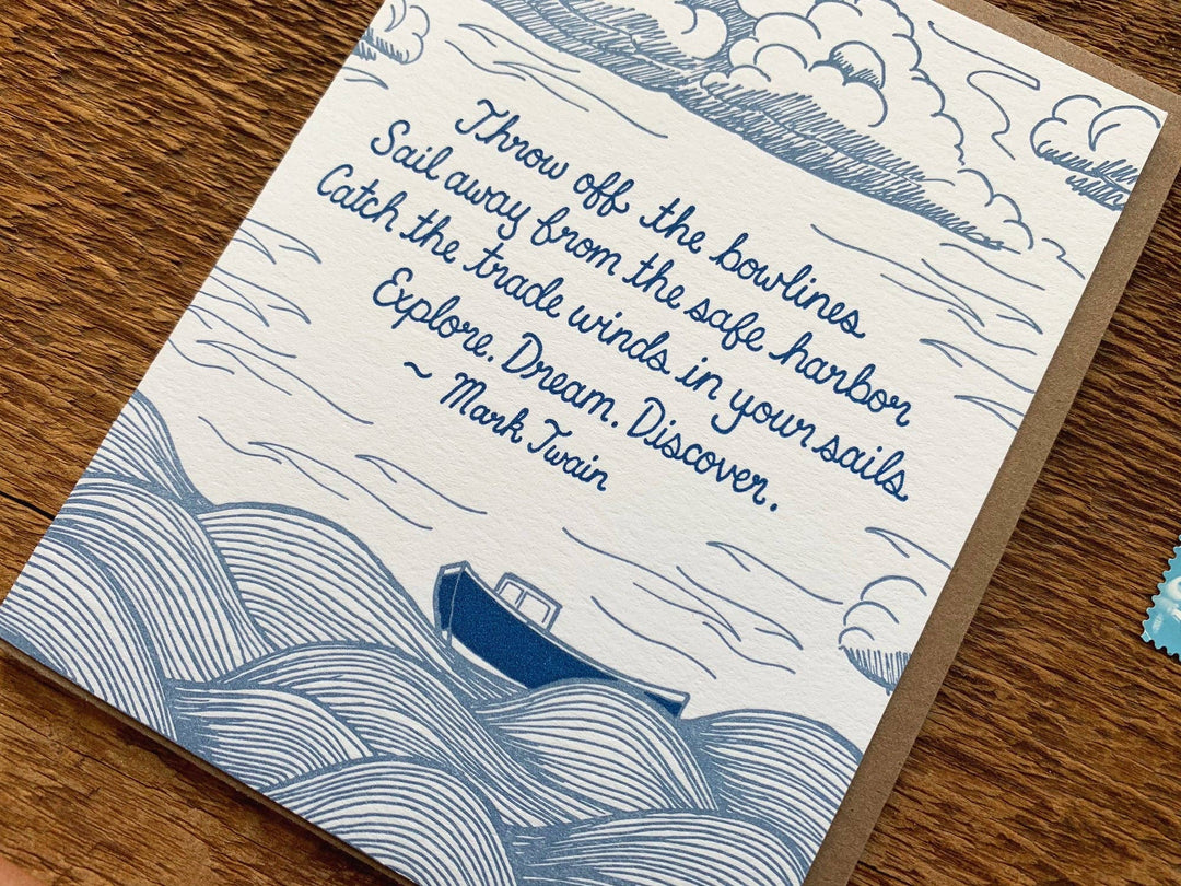 Noteworthy Paper & Press - Twain Quote Card