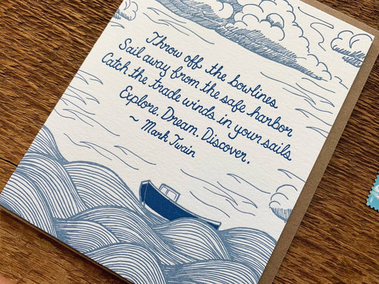 Noteworthy Paper & Press - Twain Quote Card