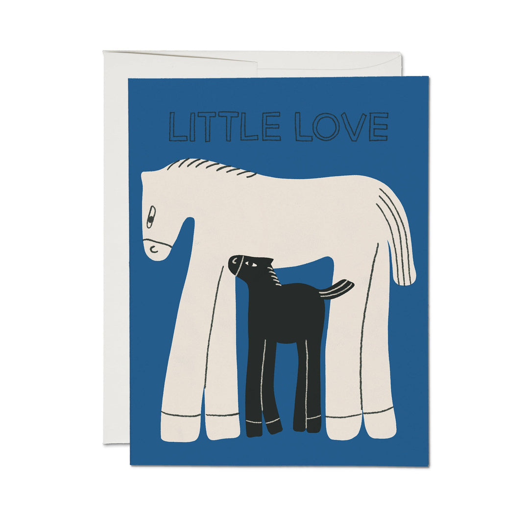 Red Cap Cards - Little Love greeting card: Single