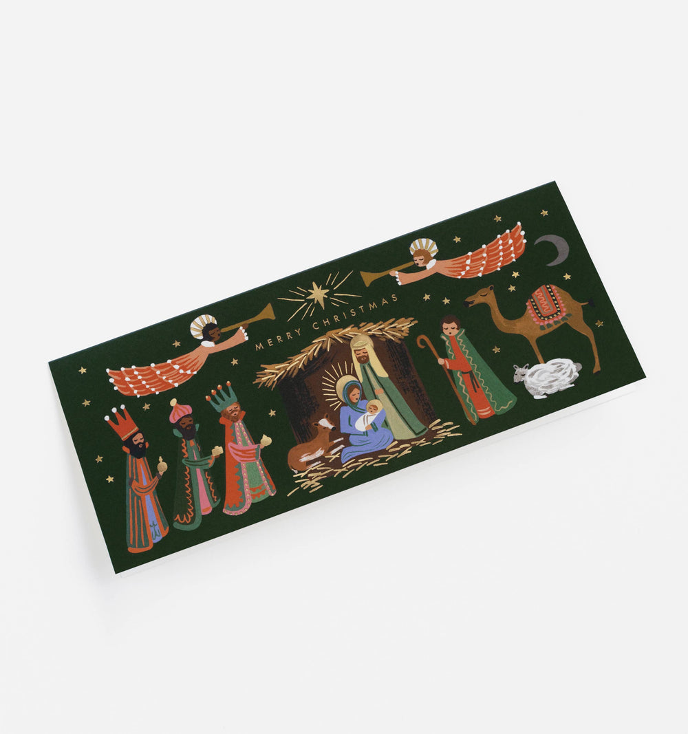 Rifle Paper Co. - Boxed Set of Holiday Nativity Money Holder Card