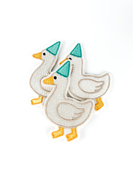 Field Trip Threads - Silly Goose Embroidered Patch Funny Iron On Patch for Hats
