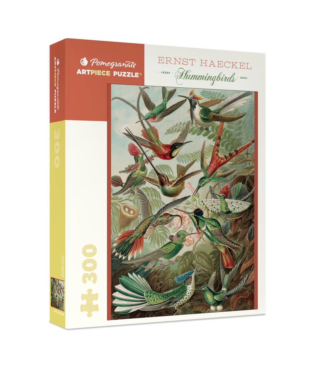 Pomegranate - Ernst Haeckel: Hummingbirds 300-Piece Jigsaw Puzzle