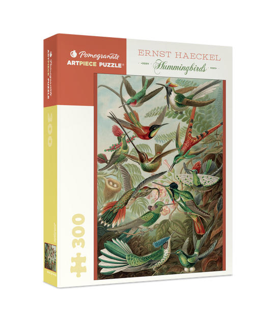Pomegranate - Ernst Haeckel: Hummingbirds 300-Piece Jigsaw Puzzle