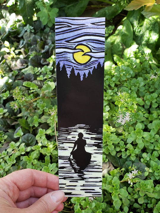 Sarah Angst Art - Bookmark - Solitude Canoe