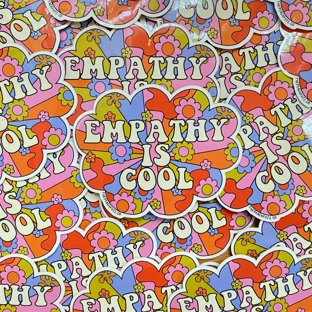 The Peach Fuzz - Empathy Is Cool Sticker