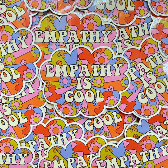 The Peach Fuzz - Empathy Is Cool Sticker