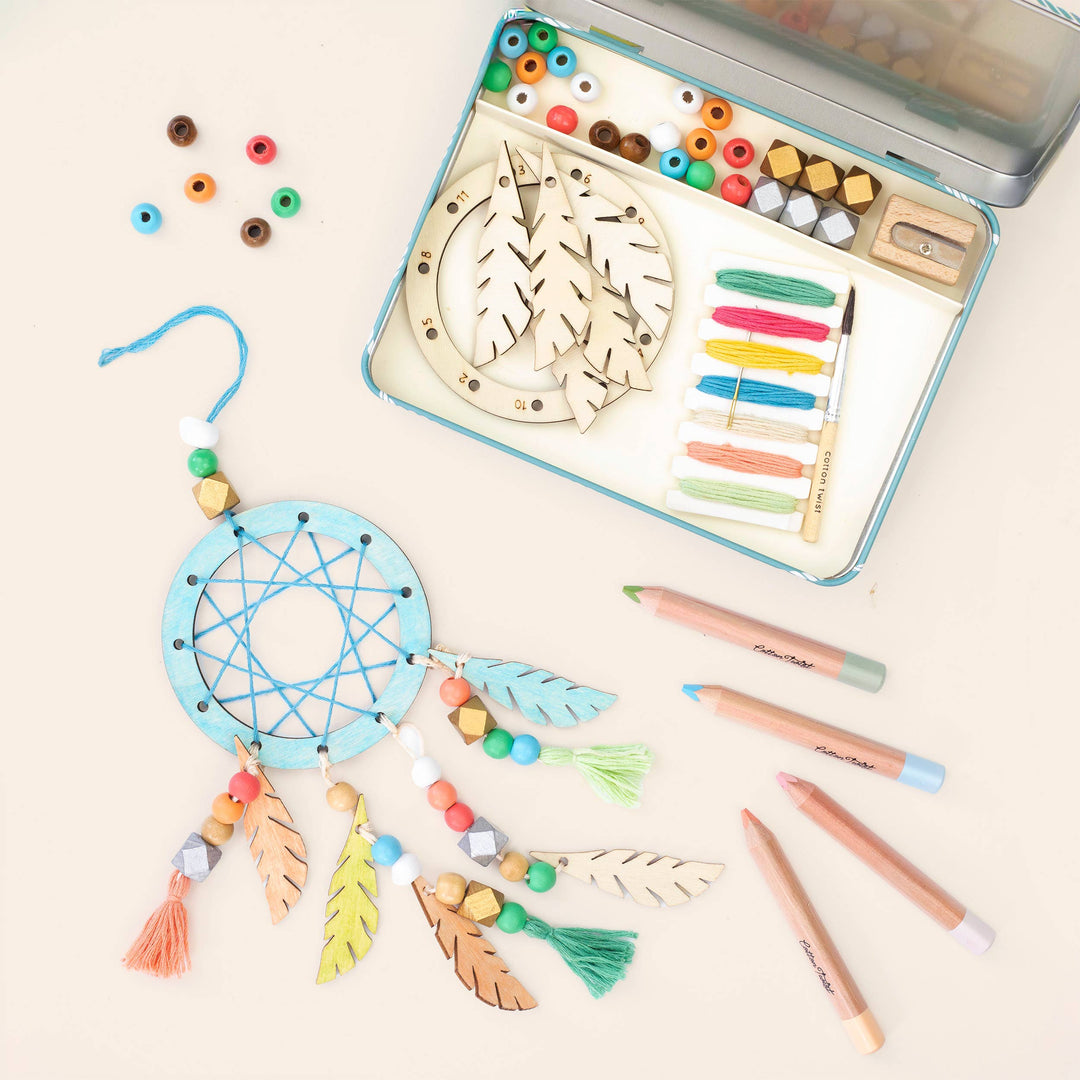Cotton Twist (WE PREPAY ALL USA DUTIES) - Make Your Own Dreamcatcher Craft Kit