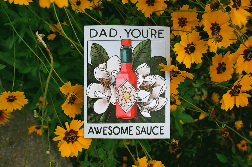 Mattea - Dad, You're Awesome Sauce Card
