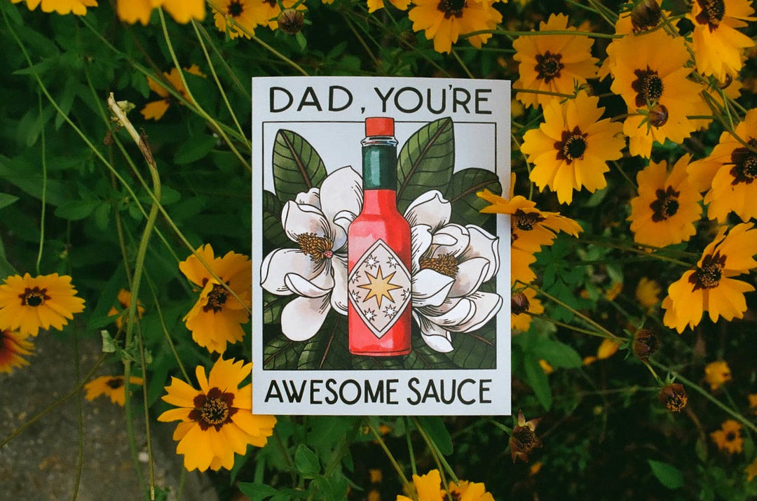 Mattea - Dad, You're Awesome Sauce Card