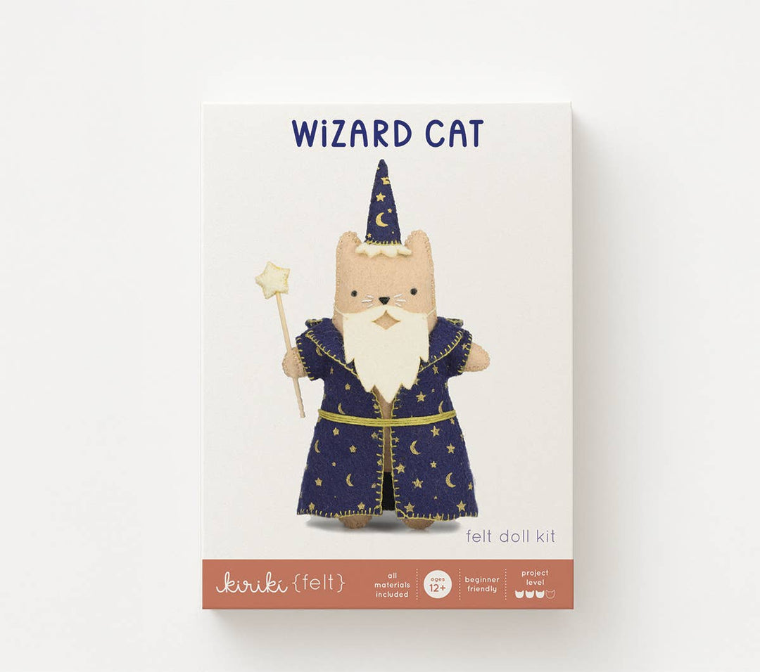 Kiriki Press - Wizard Cat Felt Doll Kit