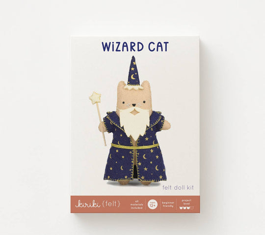 Kiriki Press - Wizard Cat Felt Doll Kit