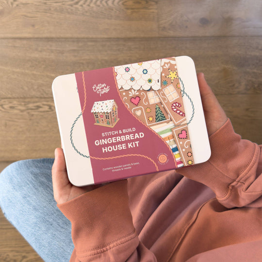 Cotton Twist (WE PREPAY ALL USA DUTIES) - Stitch & Build Gingerbread House Kit
