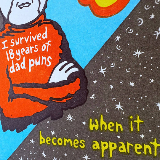 Old School Stationers - Dad puns! I survived 18 years of dad puns!