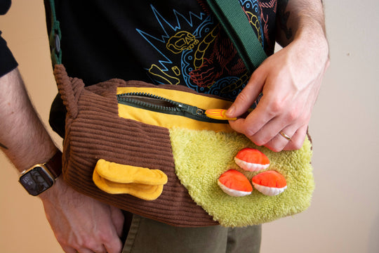 Curlworks - Corduroy Log Crossbody Bag