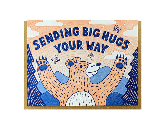 Noteworthy Paper & Press - Big Hugs Bear Card