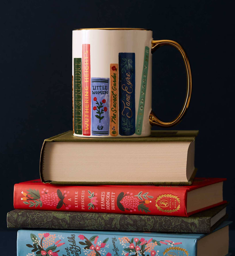 Rifle Paper Co. - Book Club Porcelain Mug
