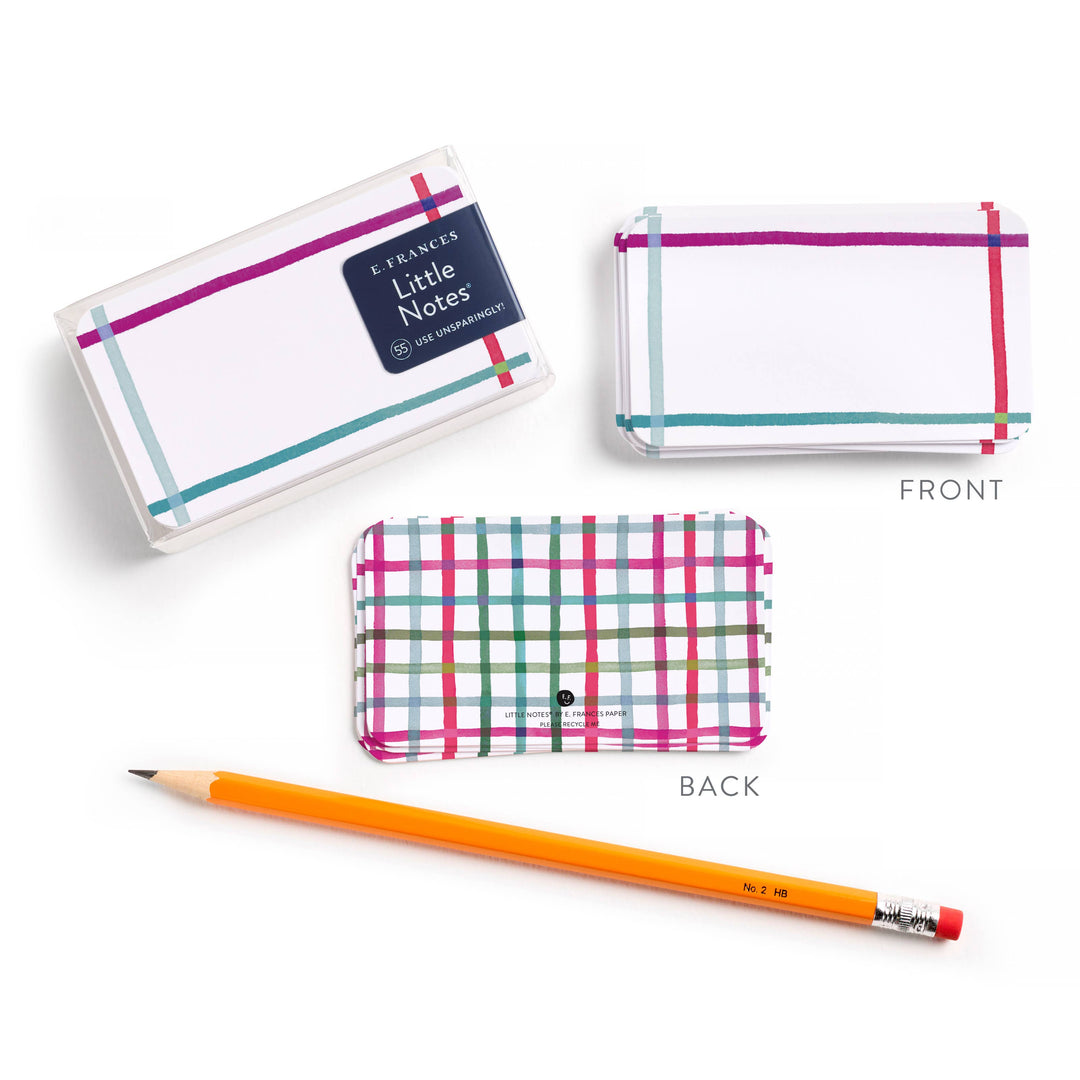 E. Frances Paper - Happy Plaid Little Notes®