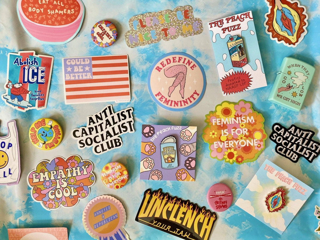 The Peach Fuzz - Empathy Is Cool Sticker