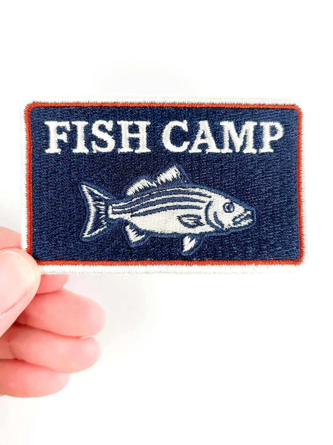 Field Trip Threads - Fish Camp Patch – Embroidered Iron On Coastal Outdoors Lake