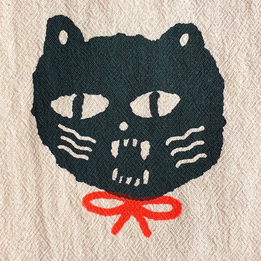 Nice life - BAD CATS tea towel