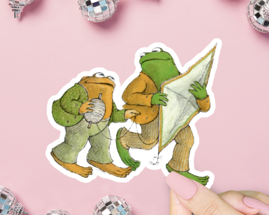 ShopSourSweetener - Frog And Toad Kite Sticker, Throwback Children's Book