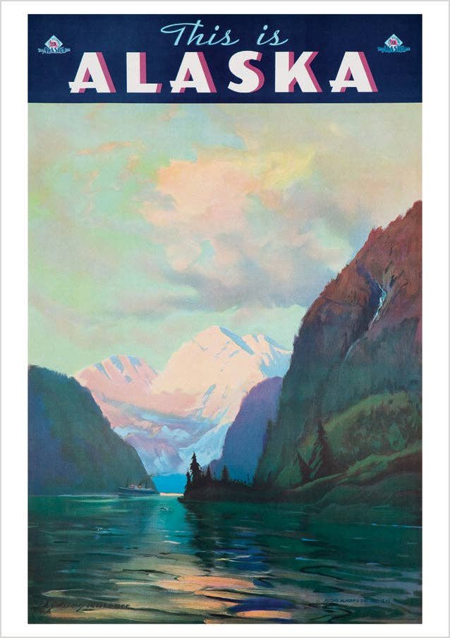 Pomegranate - Sydney Laurence: This Is Alaska Postcard