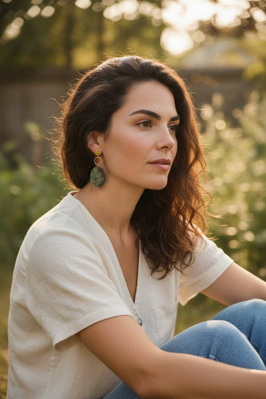 Sadie J. & Co. - GOLDEN LEAF | Dangle Earrings