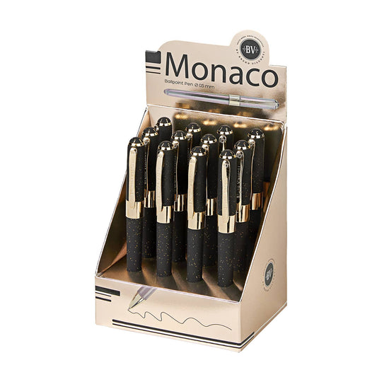 BV by Bruno Visconti - Monaco -Black with Gold Glitter