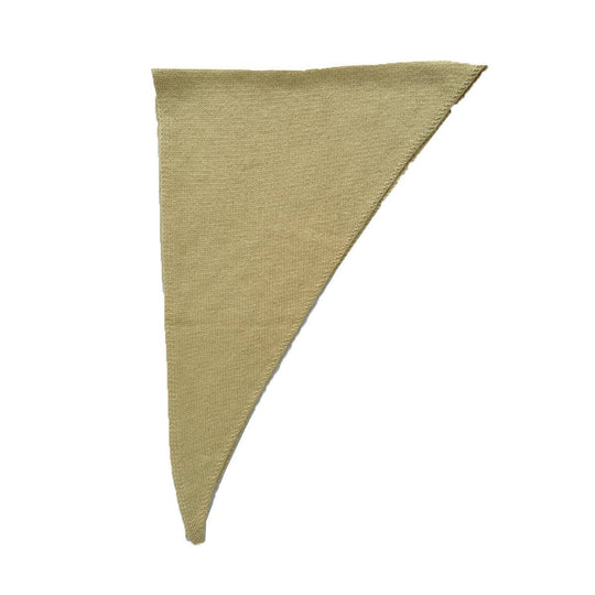 SALINA TRADING INC - Hand Knitted Triangle Scarf Women Soft Rabbit Hair Wool Blend: Blue / 105x34cm