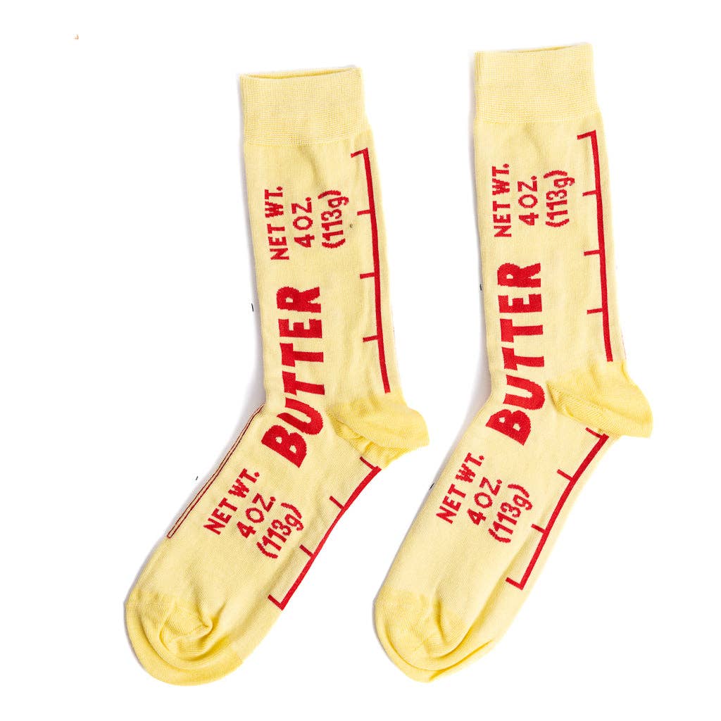 Yellow Owl Workshop - Butter Crew Socks | Foodie + Chef Gift | Large