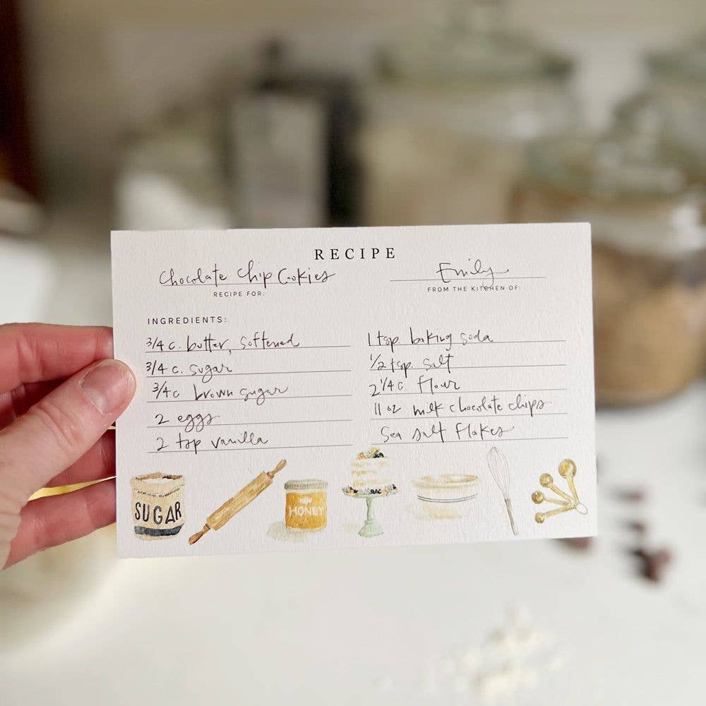 emily lex studio - Baking recipe cards