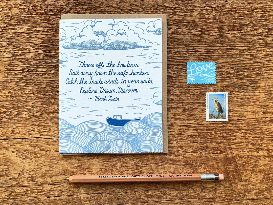 Noteworthy Paper & Press - Twain Quote Card