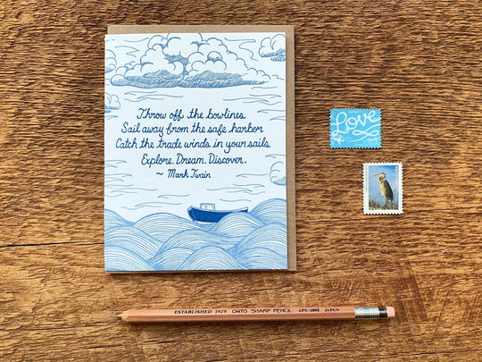 Noteworthy Paper & Press - Twain Quote Card