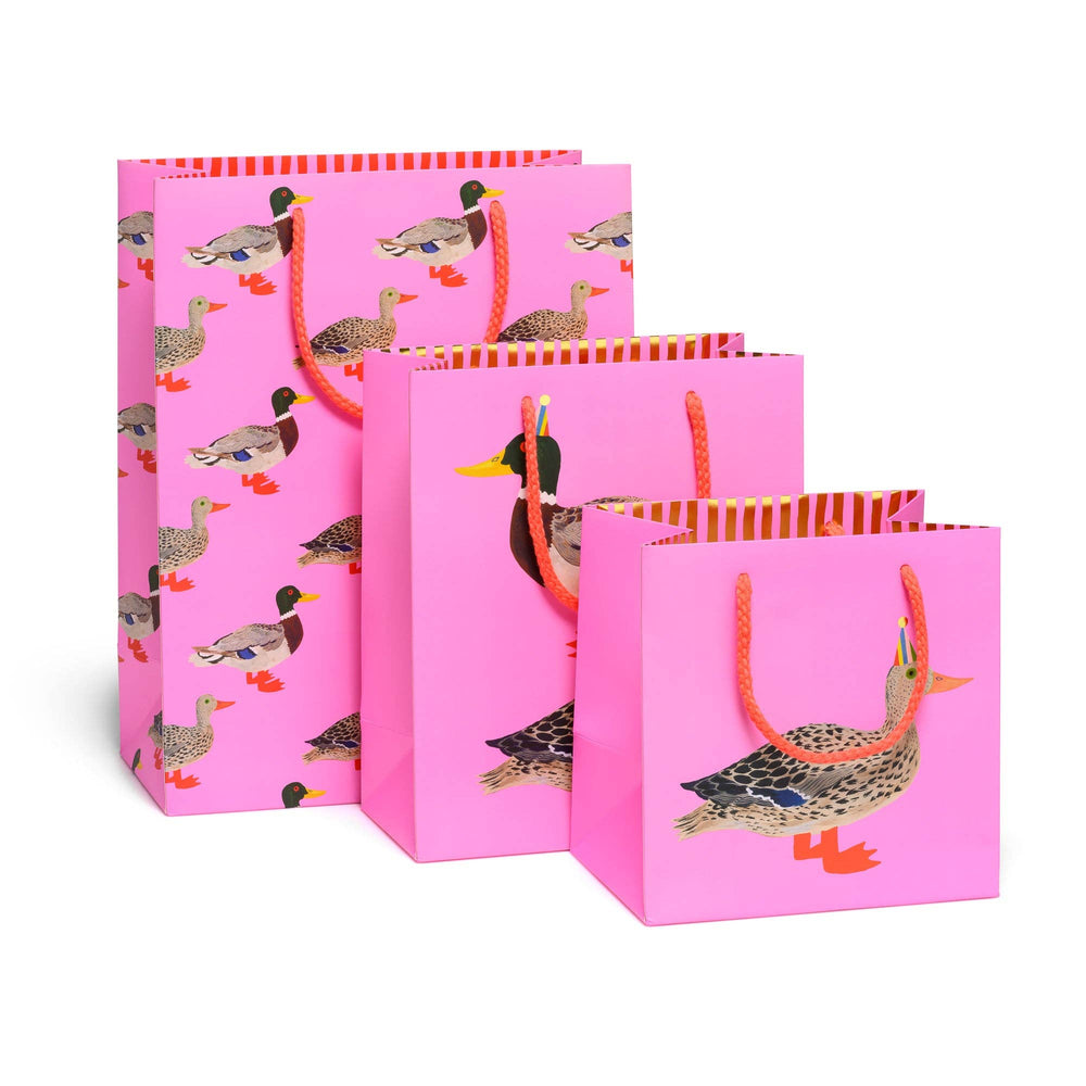 Red Cap Cards - Quacky Birthday gift bags: Medium