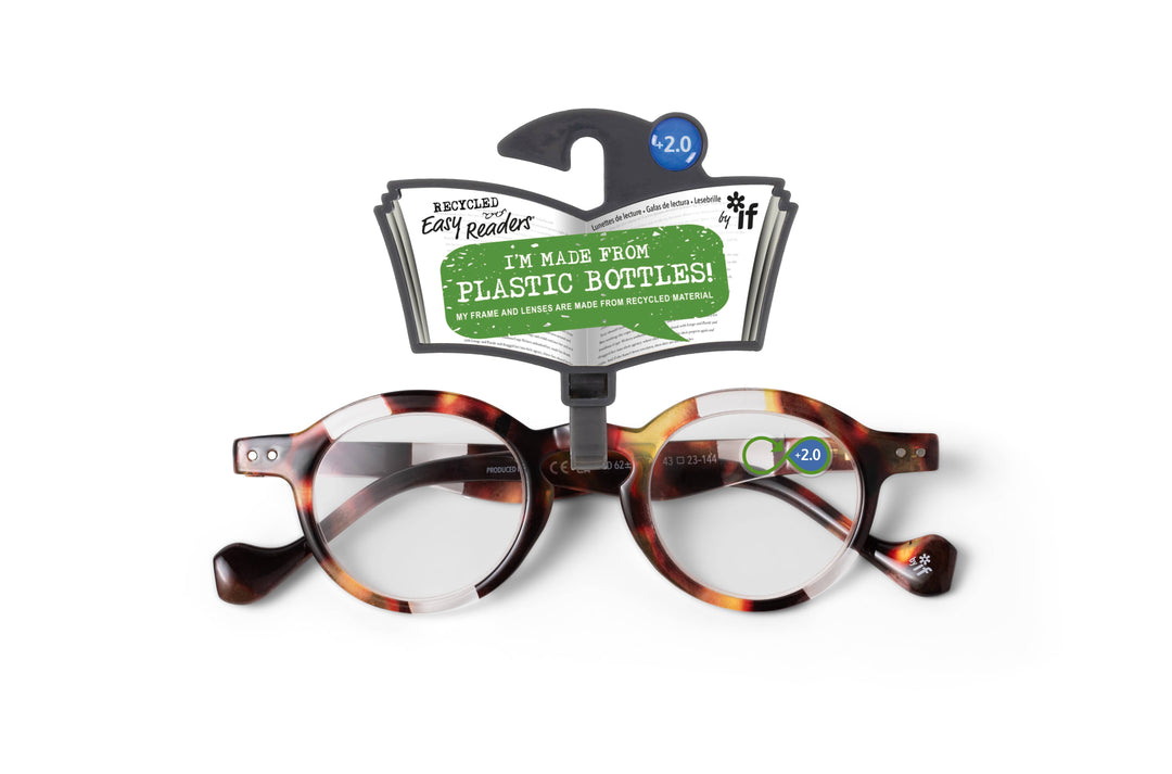 if USA - Easy Readers - Recycled: Taupe Cat +2.5