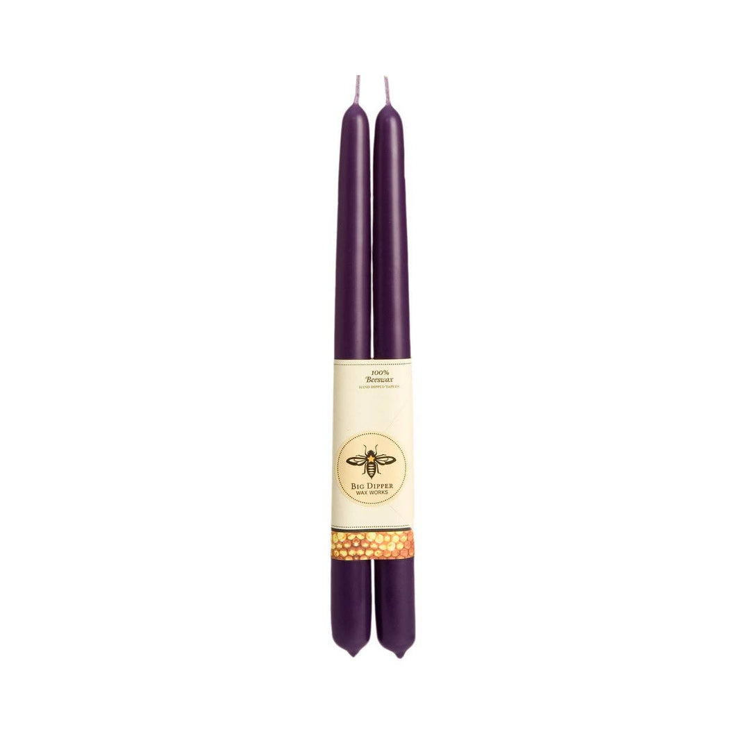 Big Dipper Wax Works - Taper Candles – 100% Pure Beeswax – Hand-Dipped: Forest / Standard (12" x 7/8")