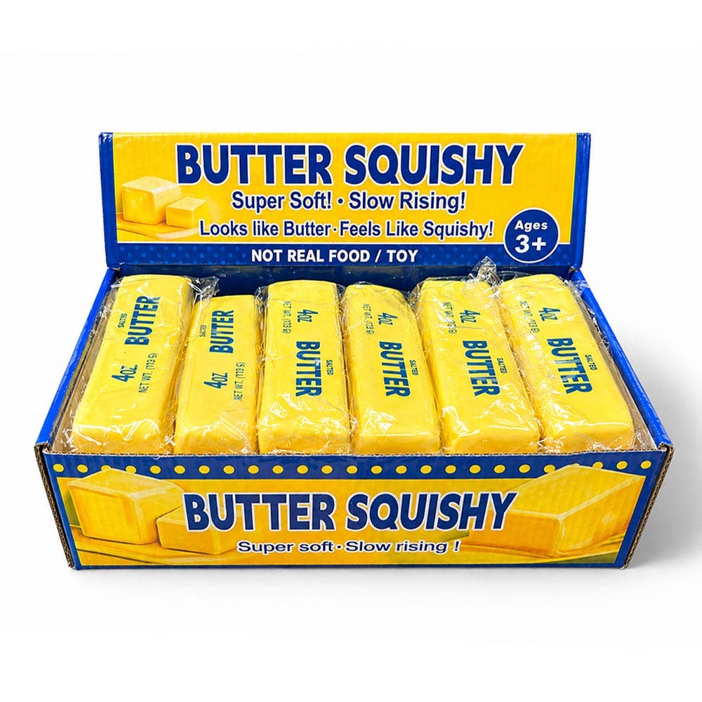 Sensibling Corp. - 12PCS - Butter Stick Shape Squeeze Stress Relief Toy