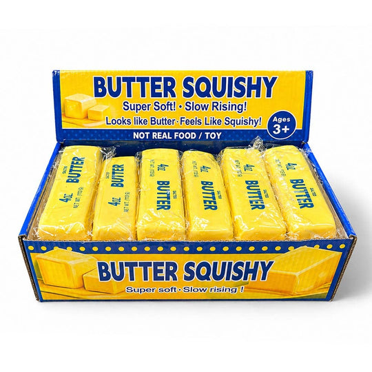 Sensibling Corp. - 12PCS - Butter Stick Shape Squeeze Stress Relief Toy