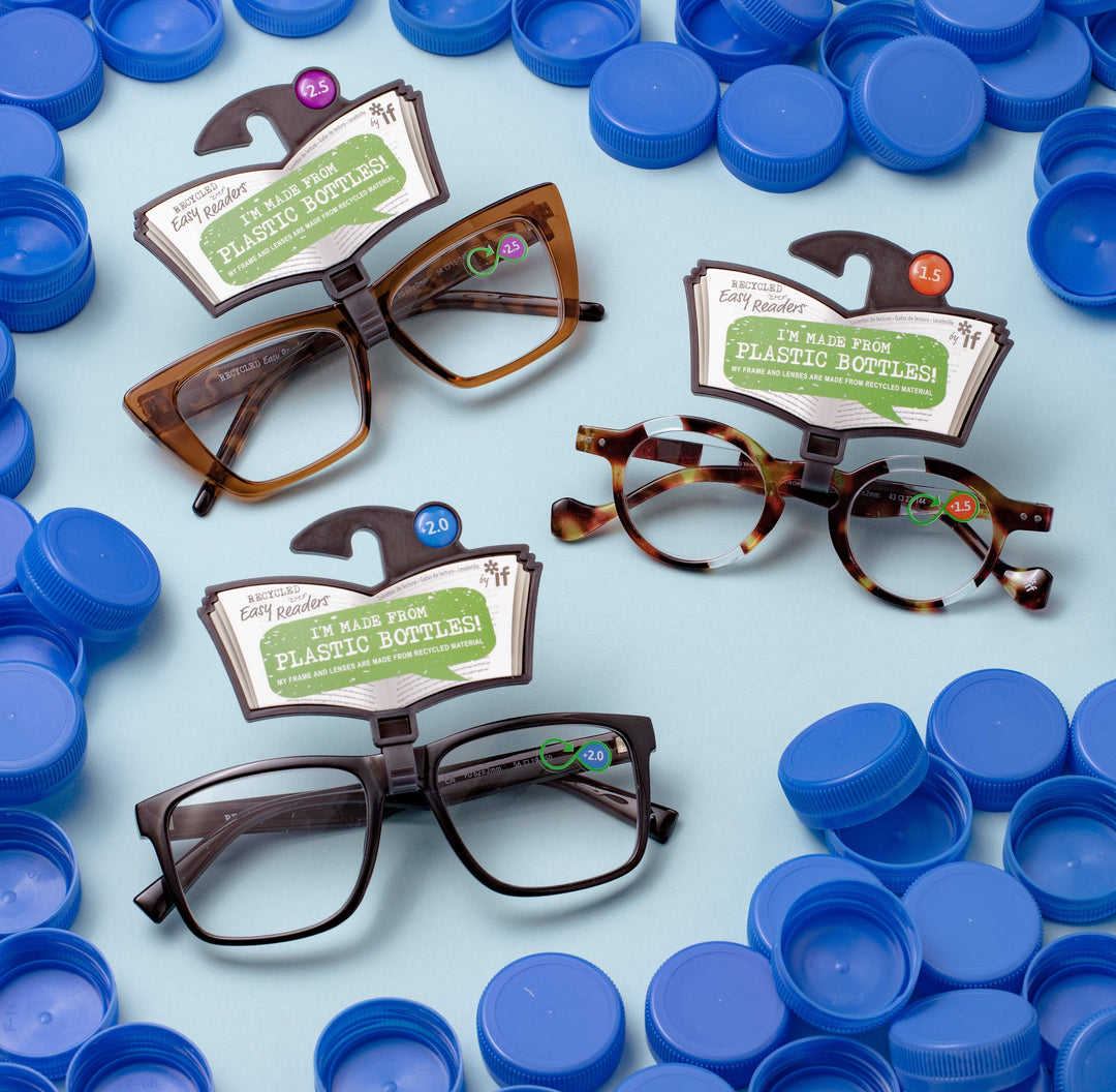 if USA - Easy Readers - Recycled: Taupe Cat +2.0