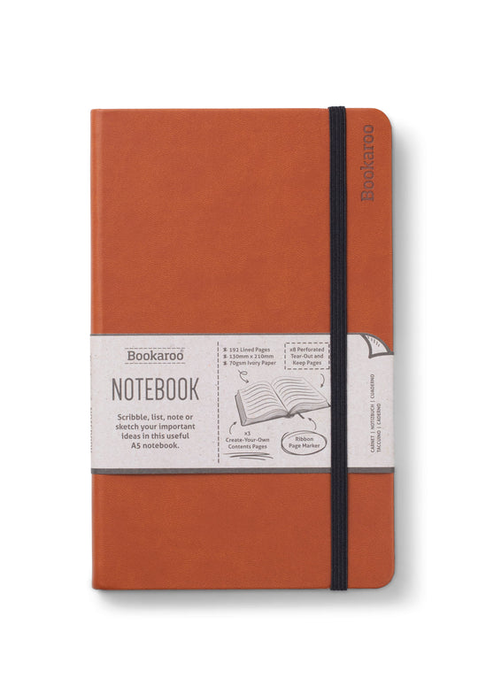 if USA - Bookaroo A5 Notebook: Aubergine