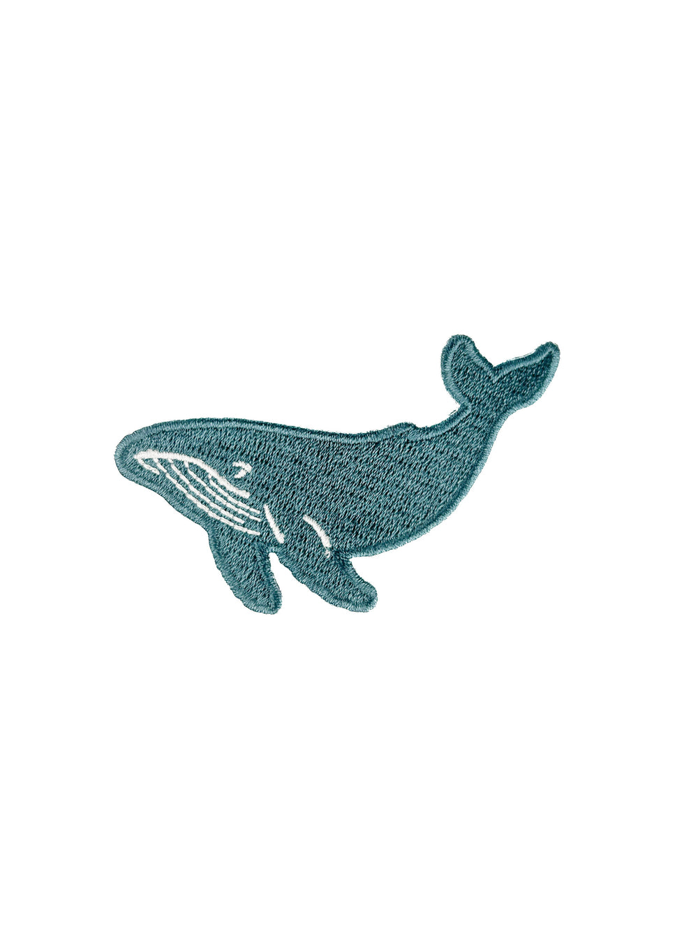 Field Trip Threads - Whale Patch Ocean Animal Embroidered Iron On Patch Nautical