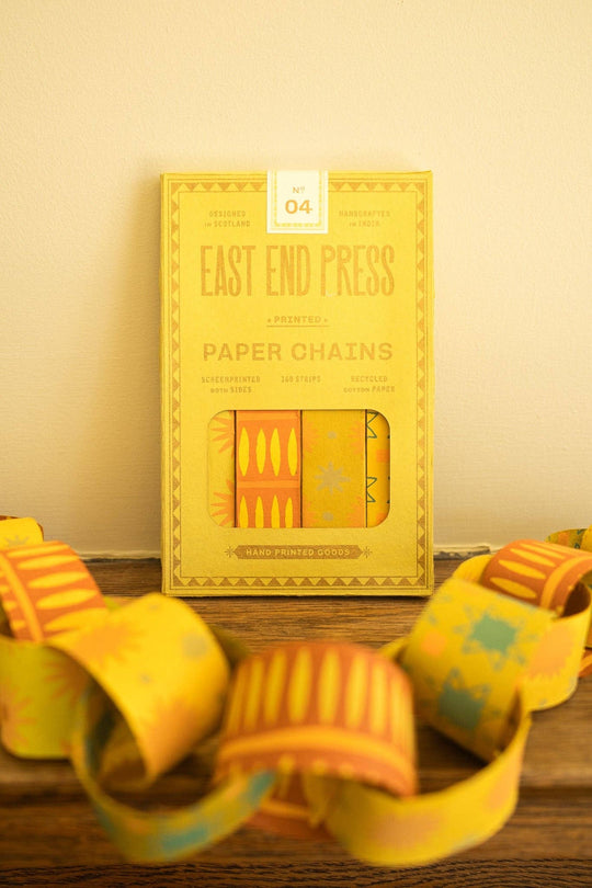 East End Press - YELLOW & GREEN PAPER CHAIN KIT