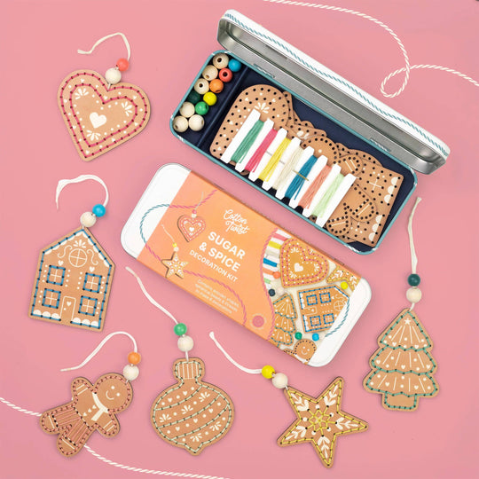 Cotton Twist (WE PREPAY ALL USA DUTIES) - Sugar & Spice Christmas Decoration Kit