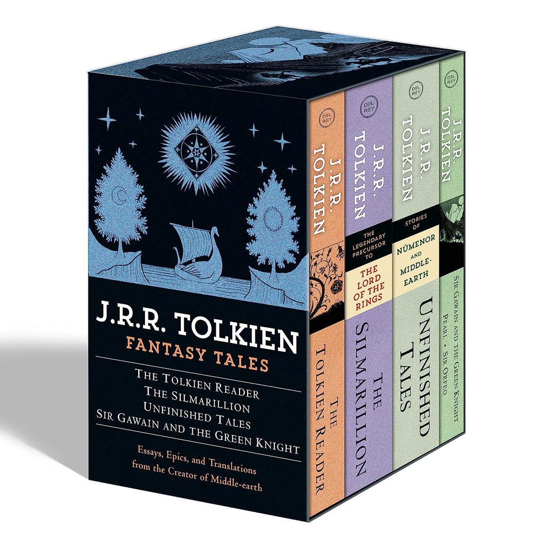 Tolkien Fantasy Tales Box Set (The Tolkien Reader/The Silmarillion/Unfinished Tales/Sir Gawain and the Green Knight) by J.R.R. Tolkien