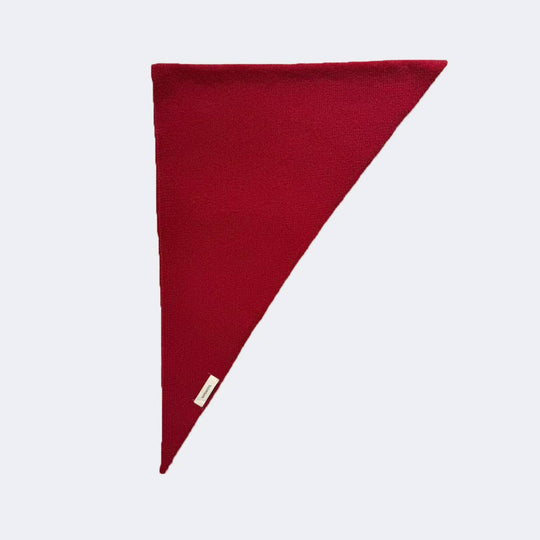 SALINA TRADING INC - 12 Color Selection 100% Wool Knitted Triangle Scarf for Women: Dark Gray / 110x37cm