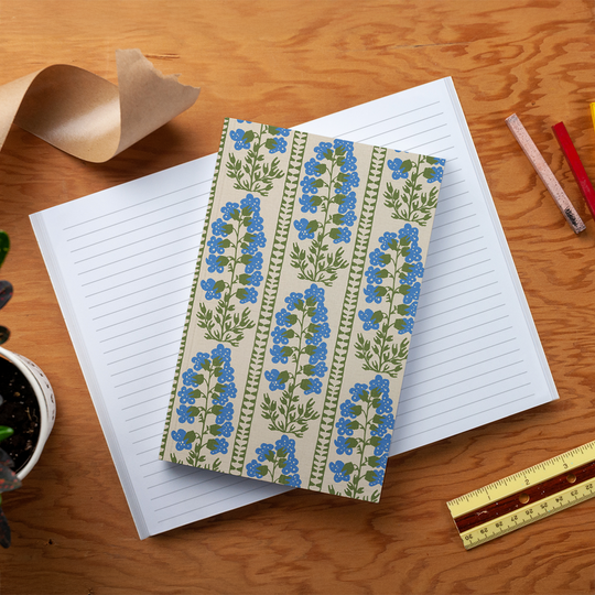 Denik - Delphinium Soft Touch Layflat Notebook | LFC2372L