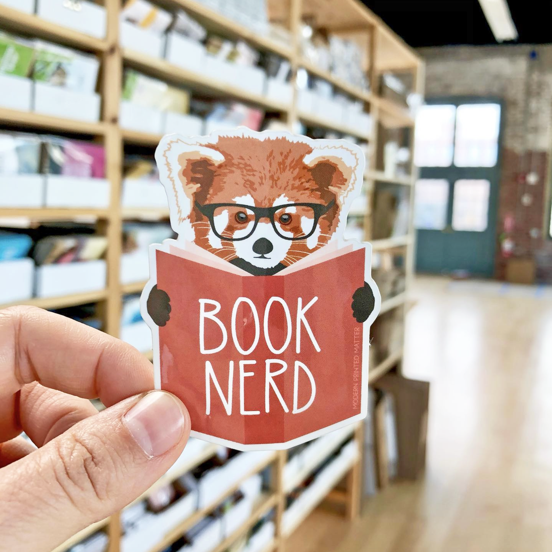 Modern Printed Matter - Book Nerd Sticker