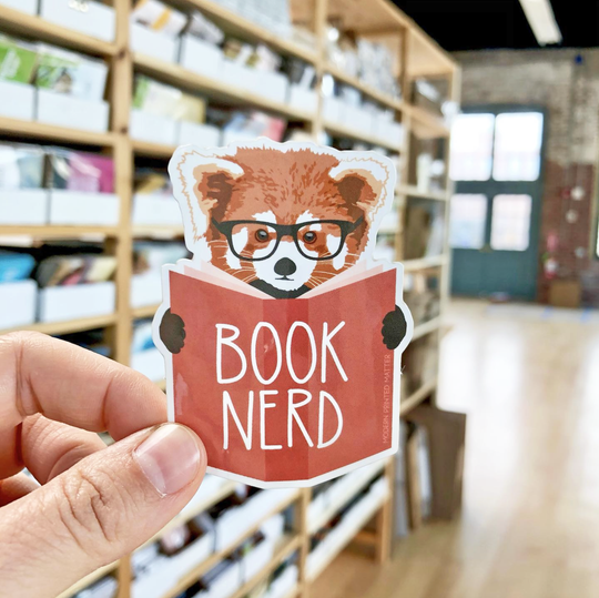 Modern Printed Matter - Book Nerd Sticker